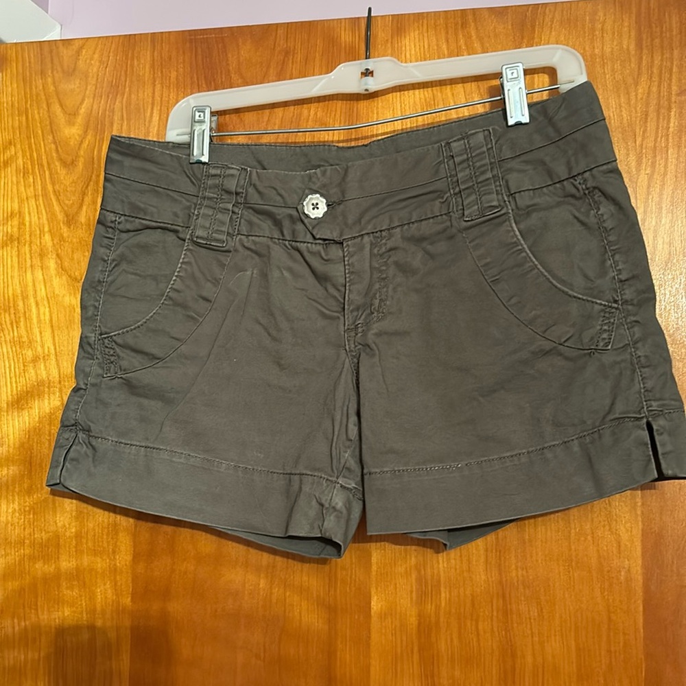 Olive green shorts